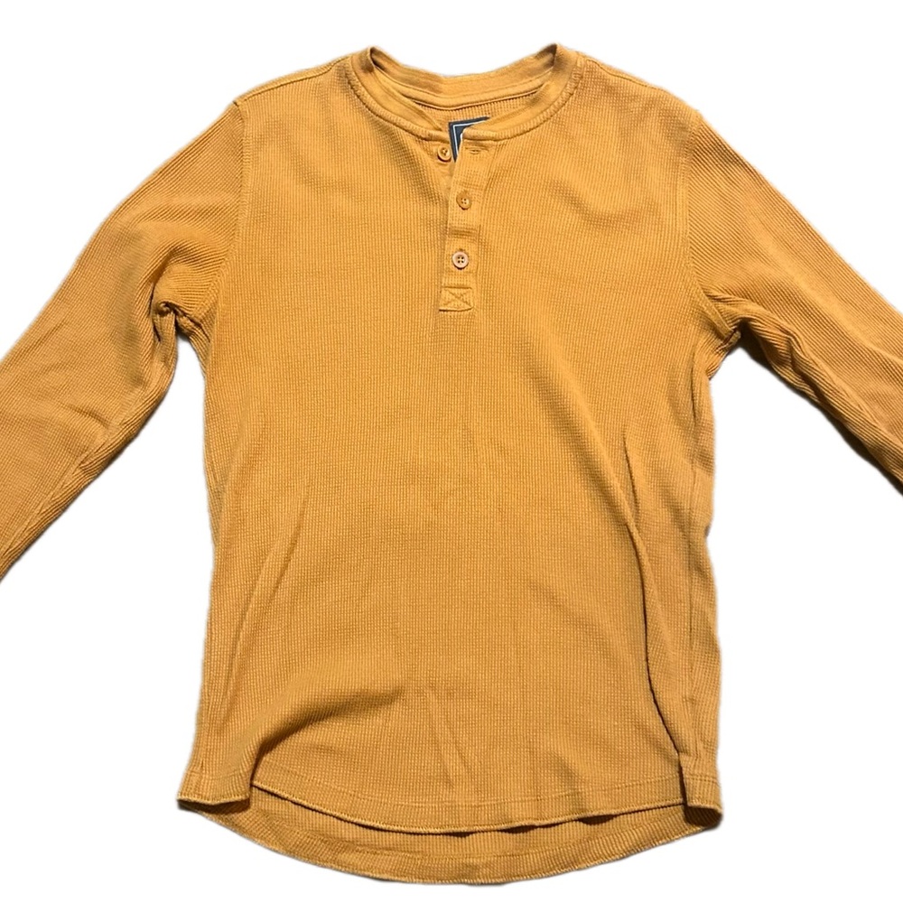 GAP Men's Mustard Button Down Shirt